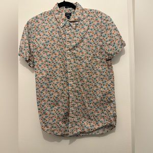 J. crew Short-sleeve floral print casual shirt